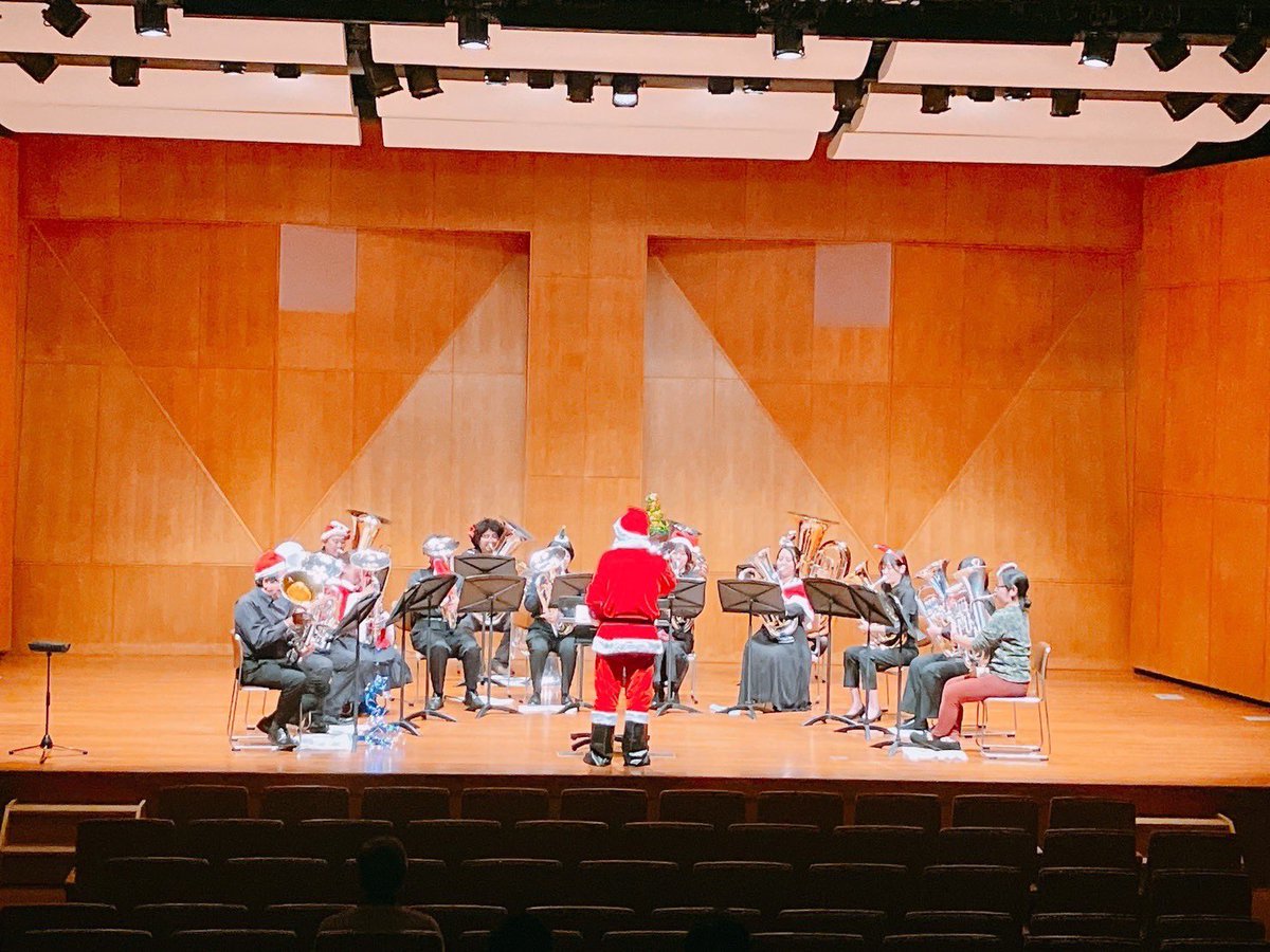 昨日、ユーフォニアム&amp;チューバ・クリスマスコンサートが無事開催されました😊
演奏会にご来場いただいた皆様、誠にありがとうございました🎵