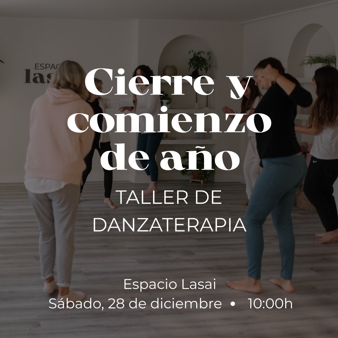 🫂 Taller de danzaterapia "Cierre y comienzo de año" con Miren de La Revolución del Colibrí.
🗓 Sábado, 28 de diciembre. 10:00 h.
🎟 30 euros
👥 Plazas limitadas.

Info 👉 espaciolasai.com/talleres/talle…

#TuEspacioDespacio