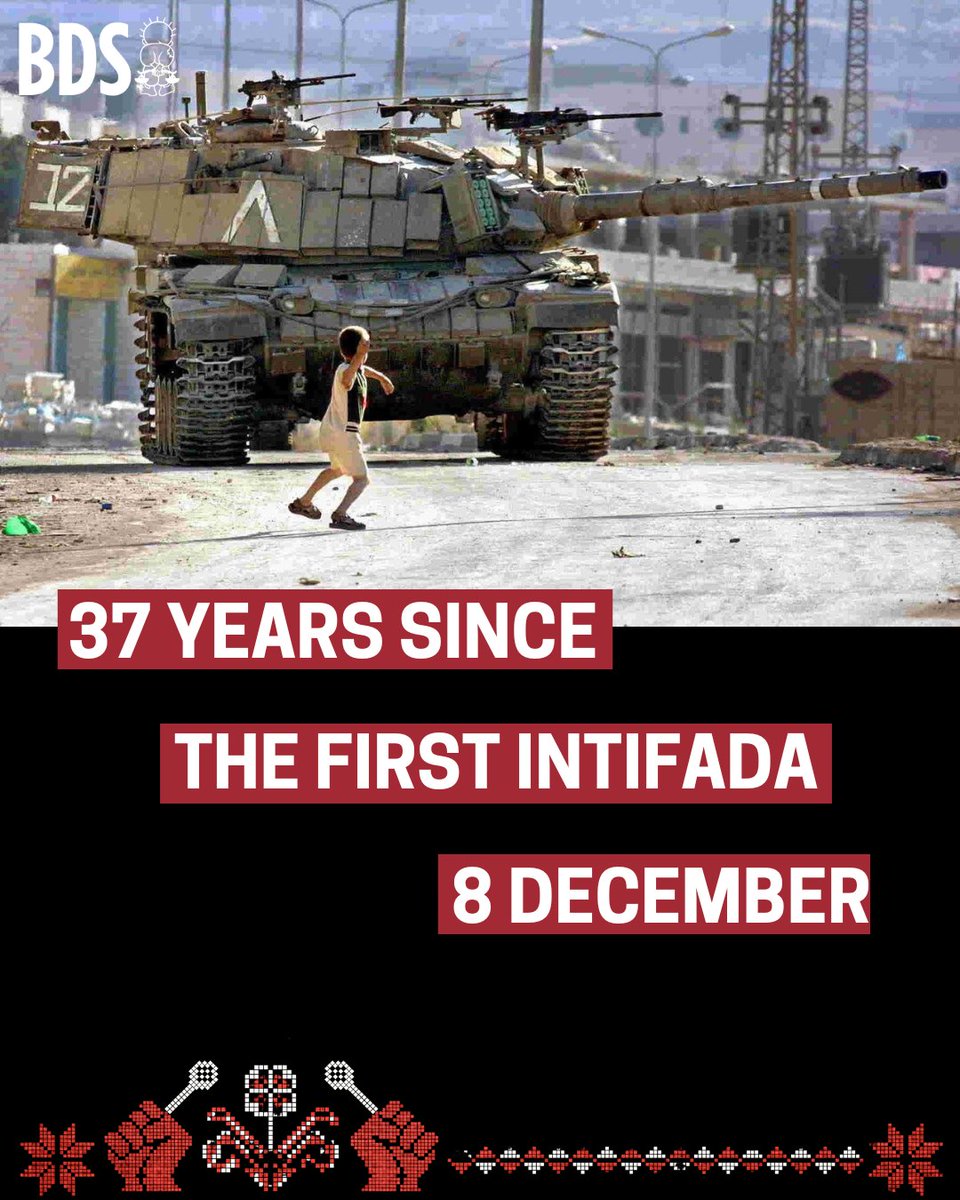 Today, we commemorate 37 years since the beginning of the 1st Palestinian Intifada of 1987.

loom.ly/XQFQLgk