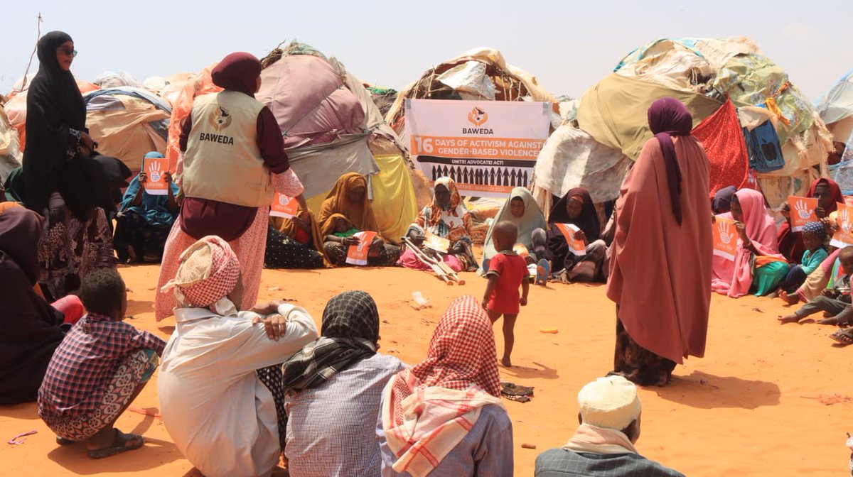 BawedaCso's tweet photo. As part of the #16DaysOfActivism, we engaged the Barawe community to raise awareness and promote action against GBV. Together, we’re empowering women, amplifying voices, and fostering lasting change in Somalia.

Join us in creating a safer, equitable future��� @UNinSomalia https://t.co/gKPldXBCqC