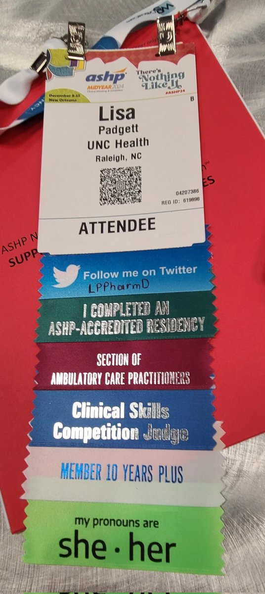 So grateful for another opportunity to be at <a href="/ASHPOfficial/">ASHP</a> #ASHP24 as a Clinical Skills Competition judge.

Congrats to all the teams who competed! 

I can't wait to see who the top 10 are! It was a challenging case.
