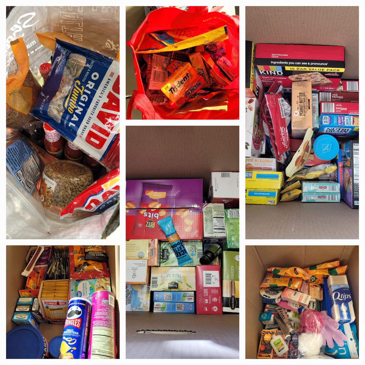 Thankful for our students, staff, and friends who made this year's Active-Duty Military Care Package Drive a success. Donated items and holiday cards were sorted, packed, and delivered to Operation Yellow Ribbon for shipping to our Military personnel. 
#YellowRibbon