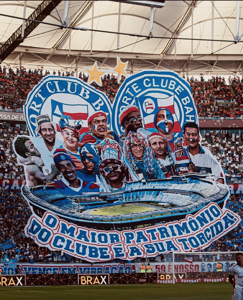 grande dia, hoje é pelas três cores, por nós torcedores, pelo escudo, pelo manto, pela história do Esporte Clube Bahia, pela glória eterna, pelo Esporte Clube Bahia! 

BORA BAHIA DESGRAÇA! 🔴🔵