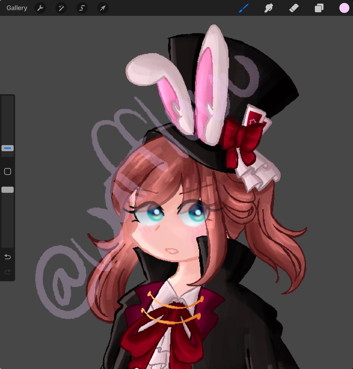 quick sketch of my redesign for assassin/mafia hattie. shes now magician but still assassin :)
{#AHatInTime #AHiT}