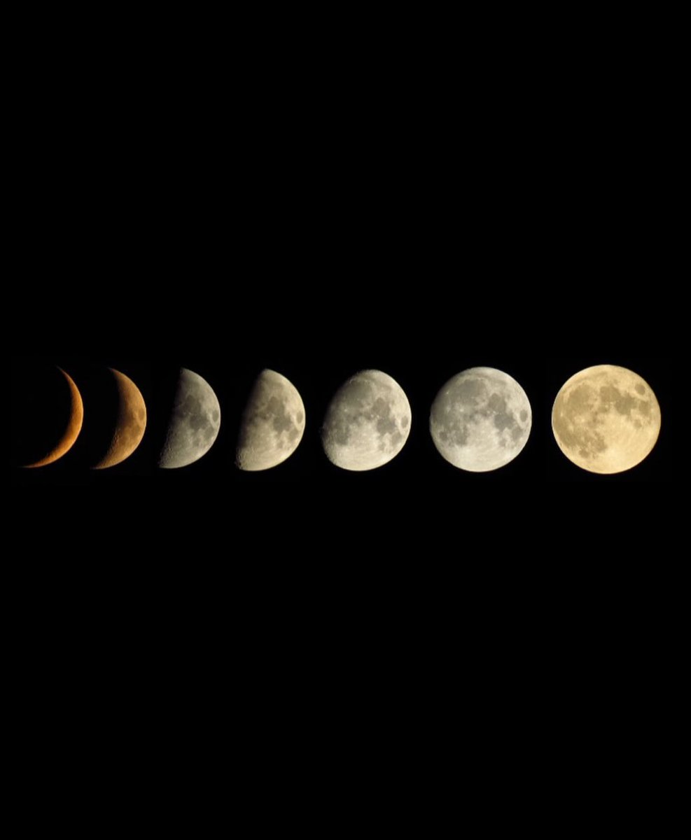 Moon4pics's tweet photo. Journey to full. https://t.co/dFdHrmWs7v