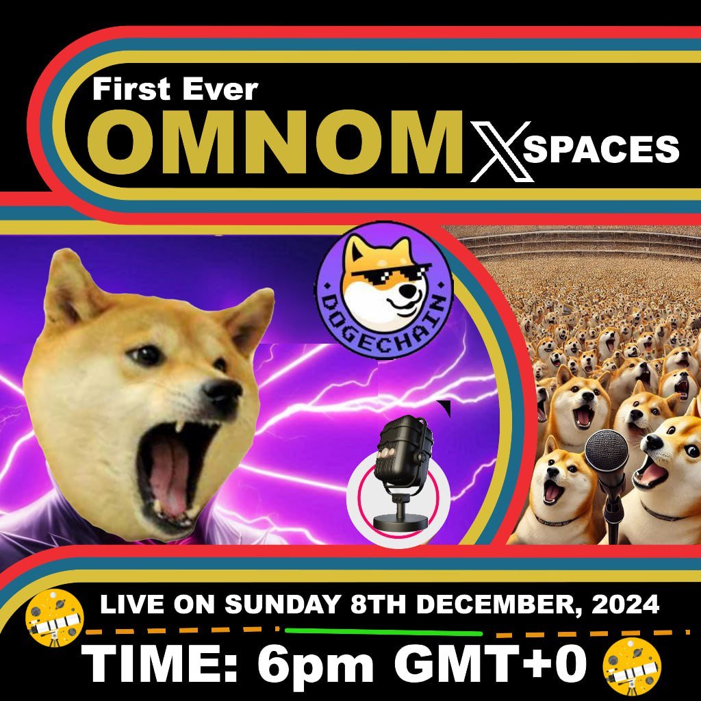 Join us for our 1st ever Omnom spaces later today!

x.com/i/spaces/1OwxW…
