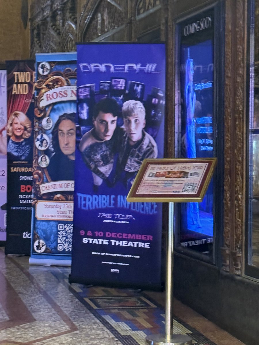 charlenecath's tweet photo. @danielhowell @AmazingPhil just saw them put this up in Sydney 👀 #dnptit https://t.co/WRkLUnLYUD
