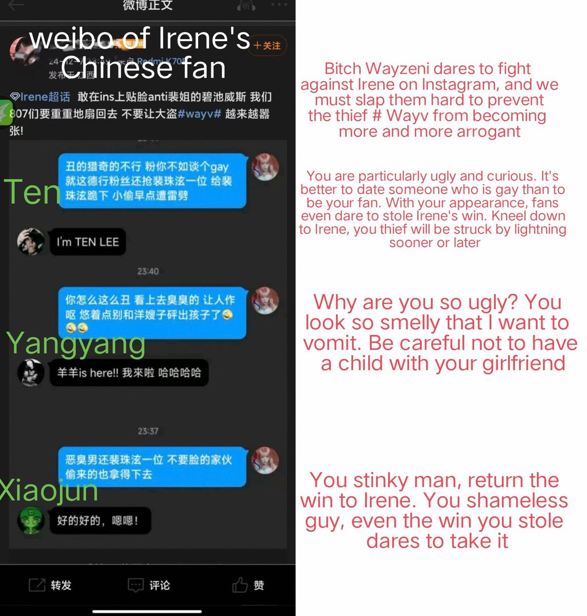 2233666k's tweet photo. #WayV
#IRENE 
#WayV_FREQUENCY      #WayV4thWin irenefans https://t.co/2OMJuXzEYk