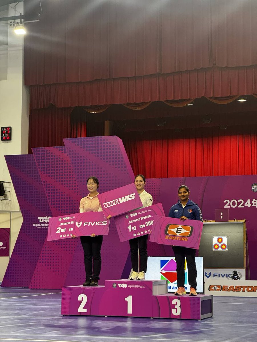 winjapanarchery's tweet photo. WINアーチャーの上原瑠香選手がタイペイオープン2024で、優勝されました!
おめでとうございます!
#atfx #nsxp #acsel #eztab #s21Vvar #multidamper
#wiaiws
#winarchery
#winjapan https://t.co/WwB6Ctkmjf