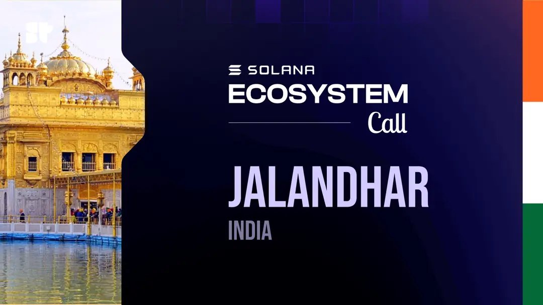 thinksgoswami's tweet photo. Wrapped up the final Solana Ecosystem IRL Call of 2024 in Jalandhar! 🚀

Grateful for the amazing energy and ideas—here’s to a bigger 2025! https://t.co/RpT07I9Vj2
