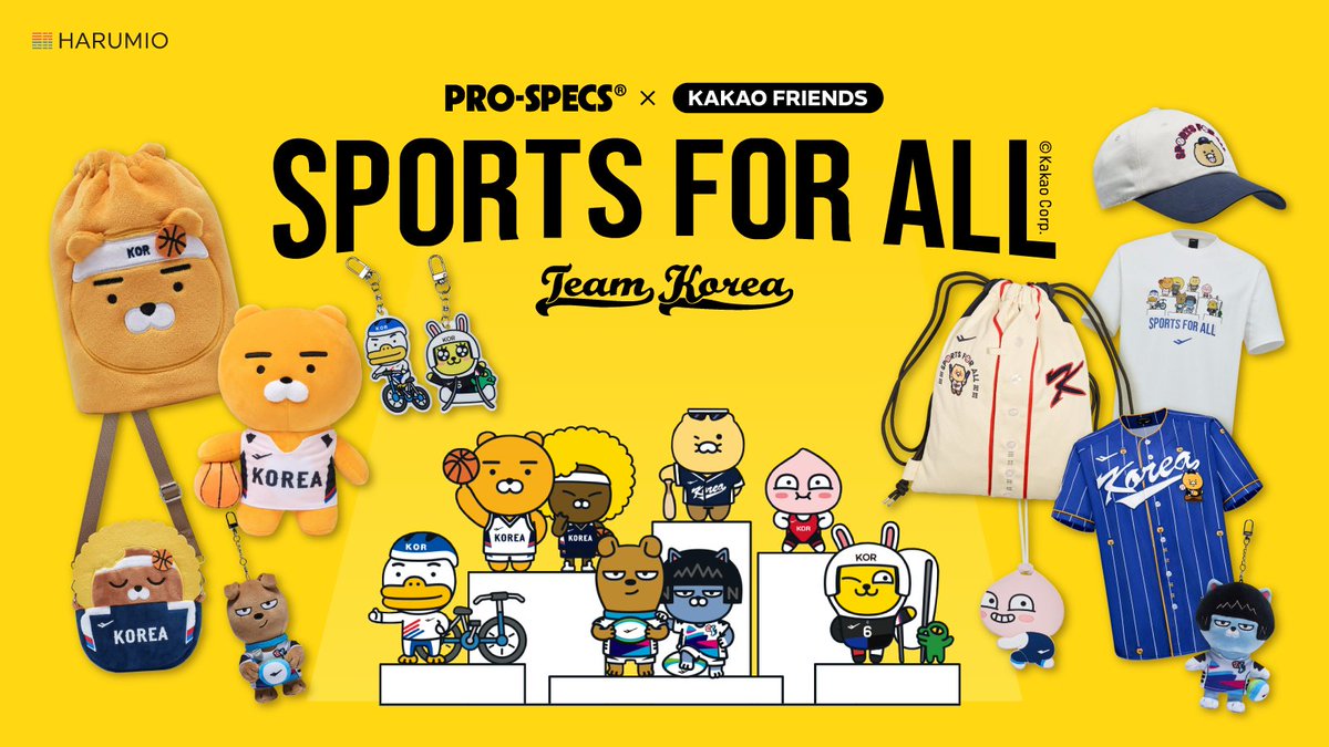 HarumioKorea's tweet photo. Limited Edition: Grab Your Favourite #KakaoFriends x #PROSPECS Gear!
The new PRO-SPECS collection with Kakao Friends features a range of athletic apparel and accessories, designed to keep you looking cute and feeling your sporty! https://t.co/dIQmO2Edge https://t.co/DlF11ZN299