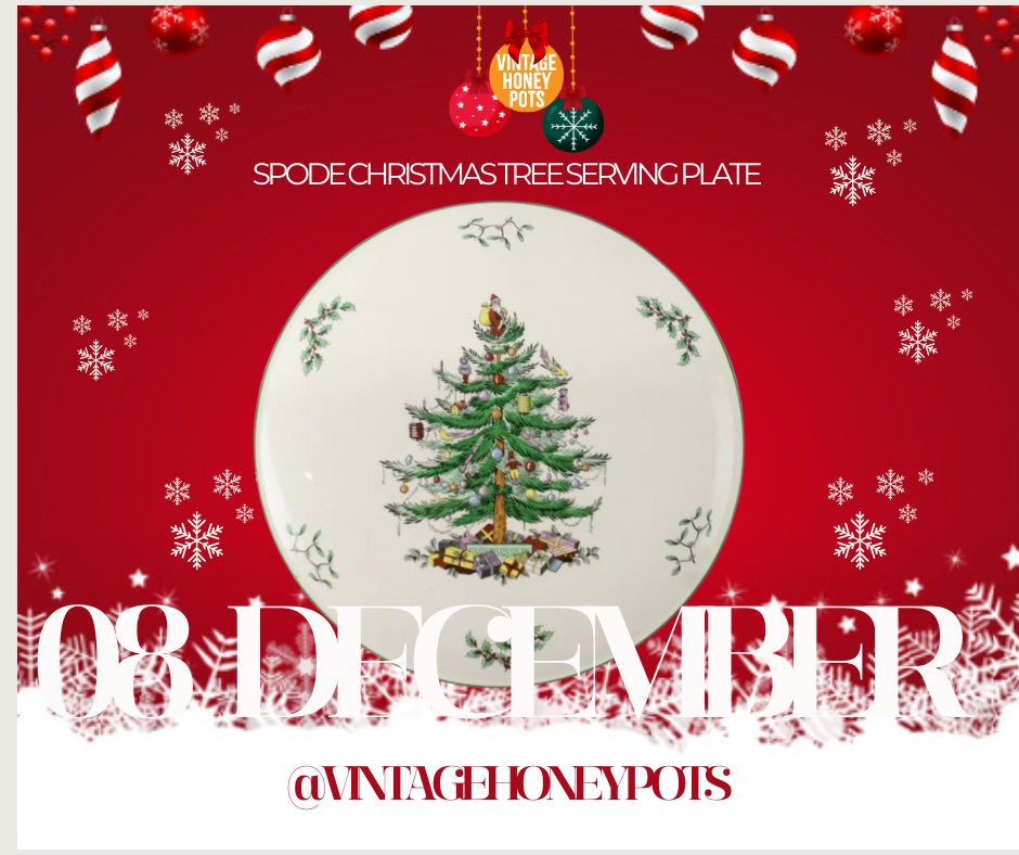 VintageHoneyPot's tweet photo. Christmas crockery at its finest! https://t.co/ItdMGCg8wt #Spode #spodechristmastree #vintageplate #vintagecrockery #notbuyingnew #Christmas #christmas2024 https://t.co/OQXyN96PgA