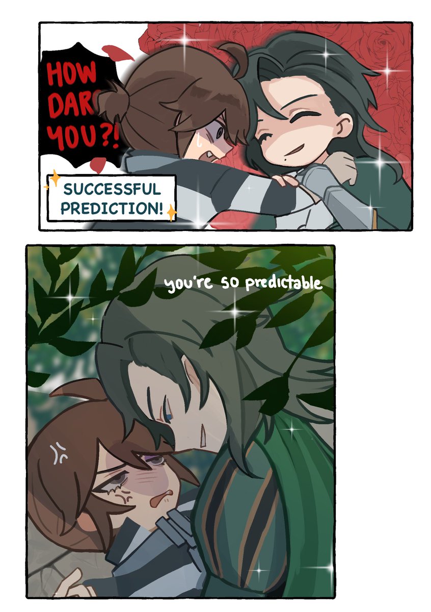 I don't know much about Richard cuz I love decoding…ahem
I vaguely know he predicts and restraints..?
('・ω・`)
1/2