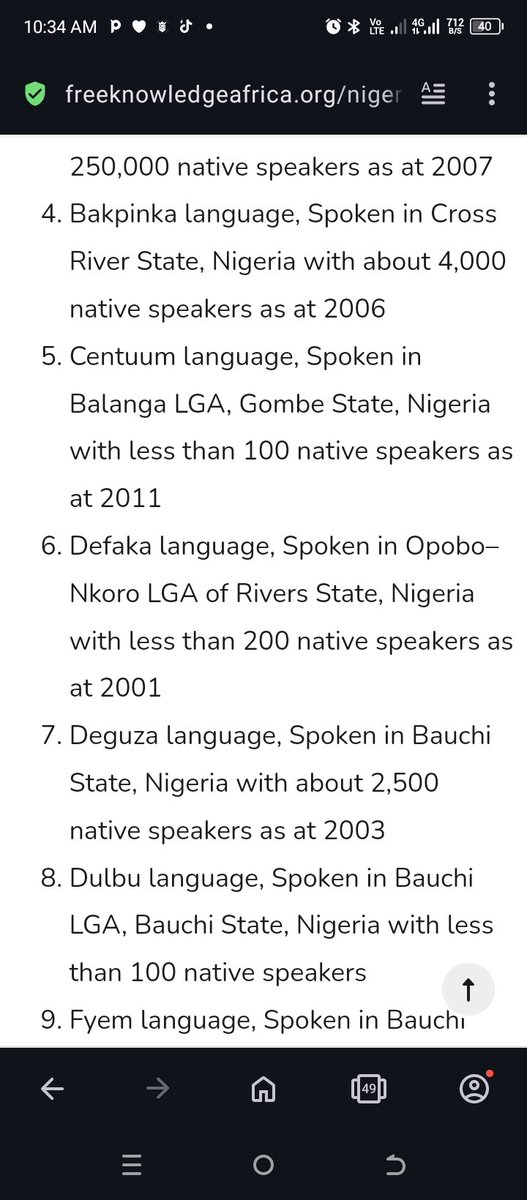 _VOAK_'s tweet photo. @Lifevoyagerr Check #6 to see the original language of the opobo people.. today Ijaw and Igbo dominate this Area.. this is because of the trade and political advantages it has over the indigenous people of opobo.
You hardly see opobo people speaking defaka.
#Opobo
#defaka
#DefakaLanguage https://t.co/Dv1PgMtiSG