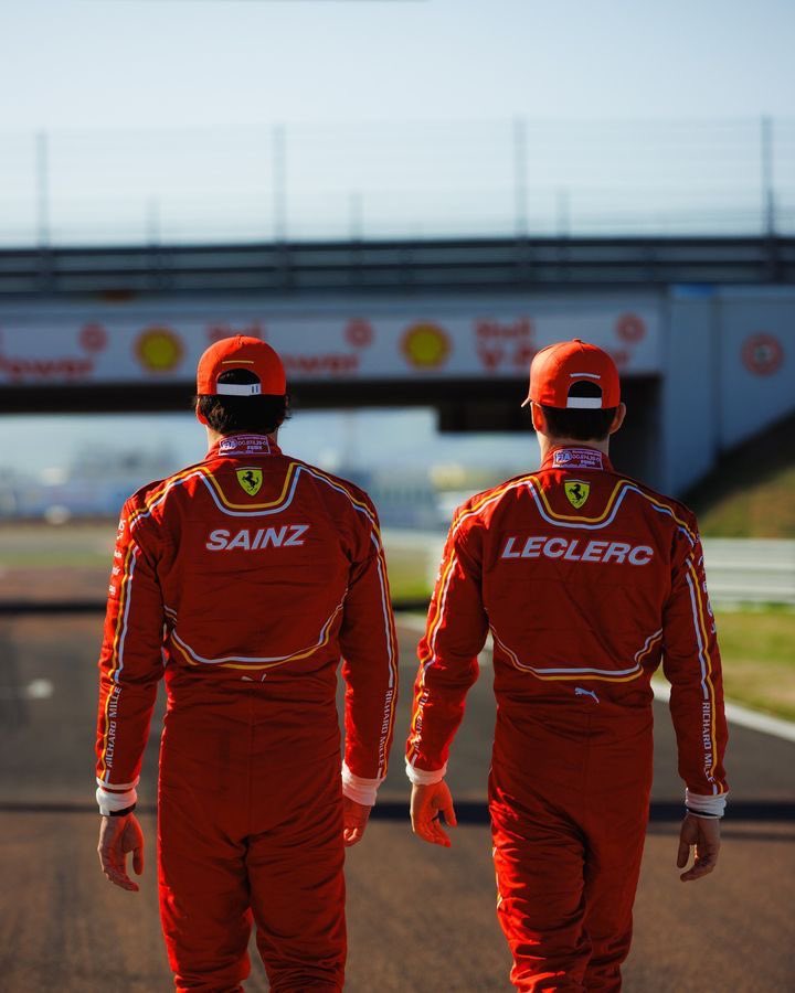 sainzzleclerc's tweet image. last day.