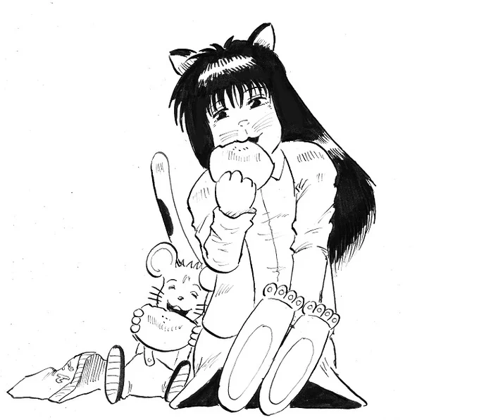 今日はあれを描こうこれを描こうと目論んでましたがどれも上手くいかず、たどり着いた結果がこれです。 