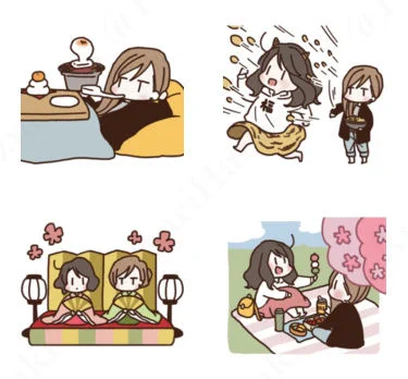 \LINEスタンプ販売開始のお知らせ/
年末年始に活躍してくれるはずのLINEスタンプができました! よいねむと駆け巡る1年はこちらから🎄🎍 