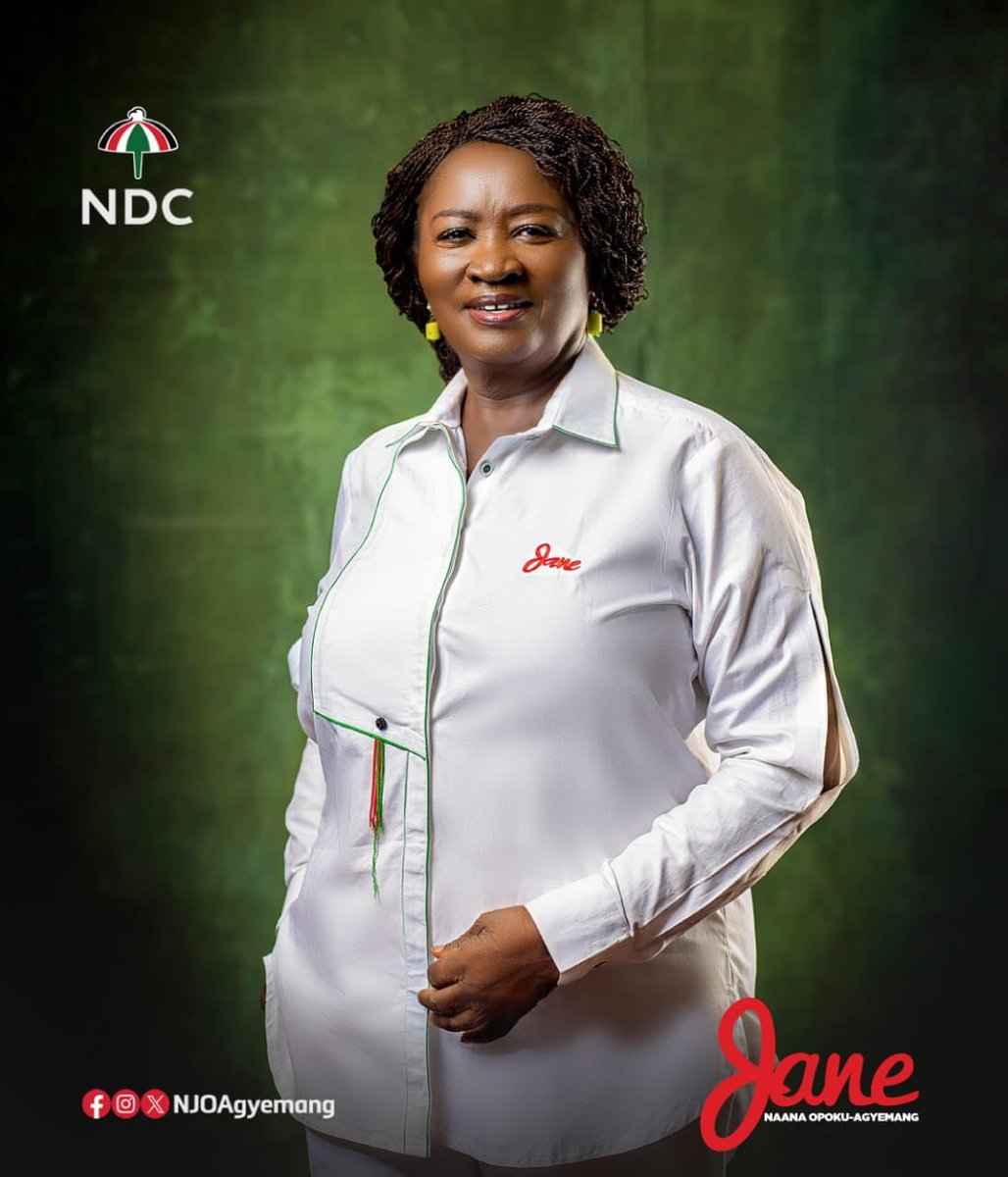 1_odonkor's tweet photo. Breaking new ground! 🎉 The first woman to be elected as Vice Presidential candidate by The NDC in the Republic of Ghana 🇬🇭.

Congratulations, @NJOAgyemang—our Madam Vice President elect (MVP)!

#Election2024 #ElectionCommandCentre https://t.co/cIUanMVFMl