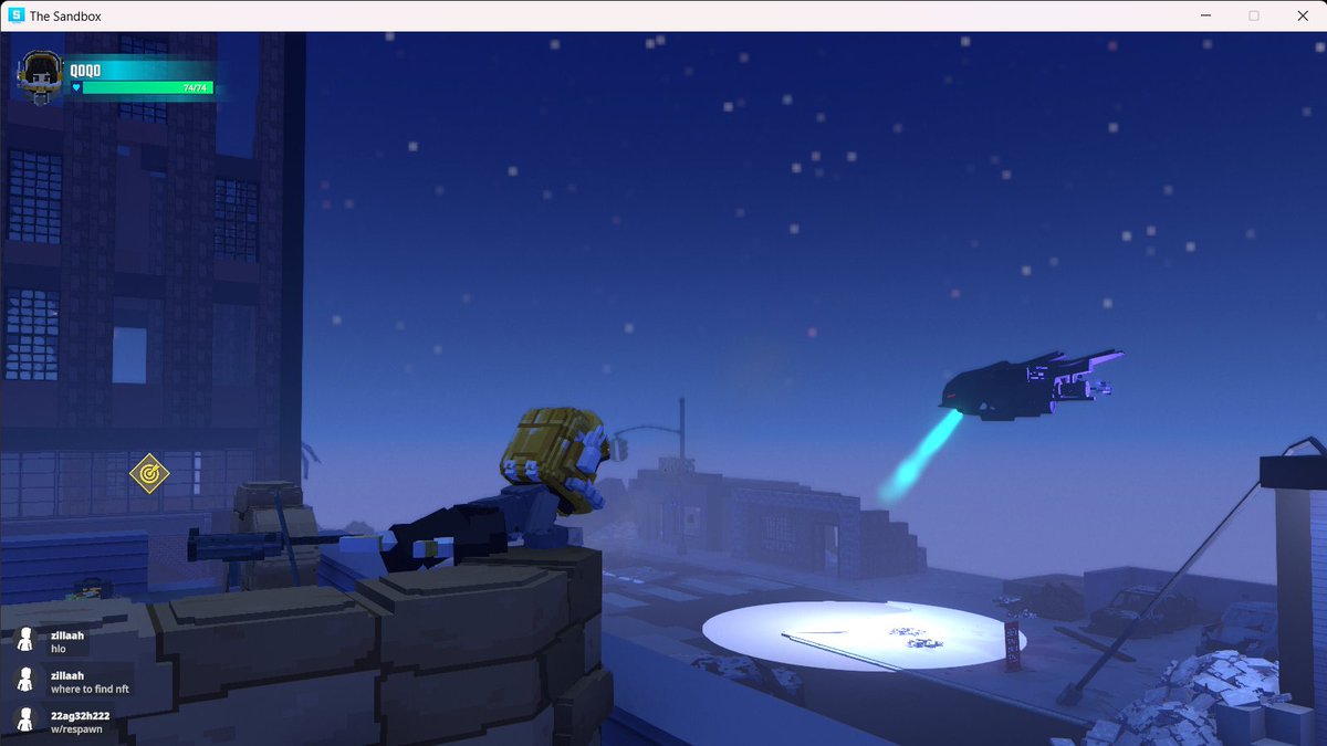 bear_panda2's tweet photo. Dodging Flying Drones in Terminator 2042 in @TheSandboxGame. The future is now, and it's intense! 🤖🚁 @skydance https://t.co/6g7zTmQLRO #TheSandbox #AlphaSeason4 #AS4SocialChallenge https://t.co/pqQN9bHVLT