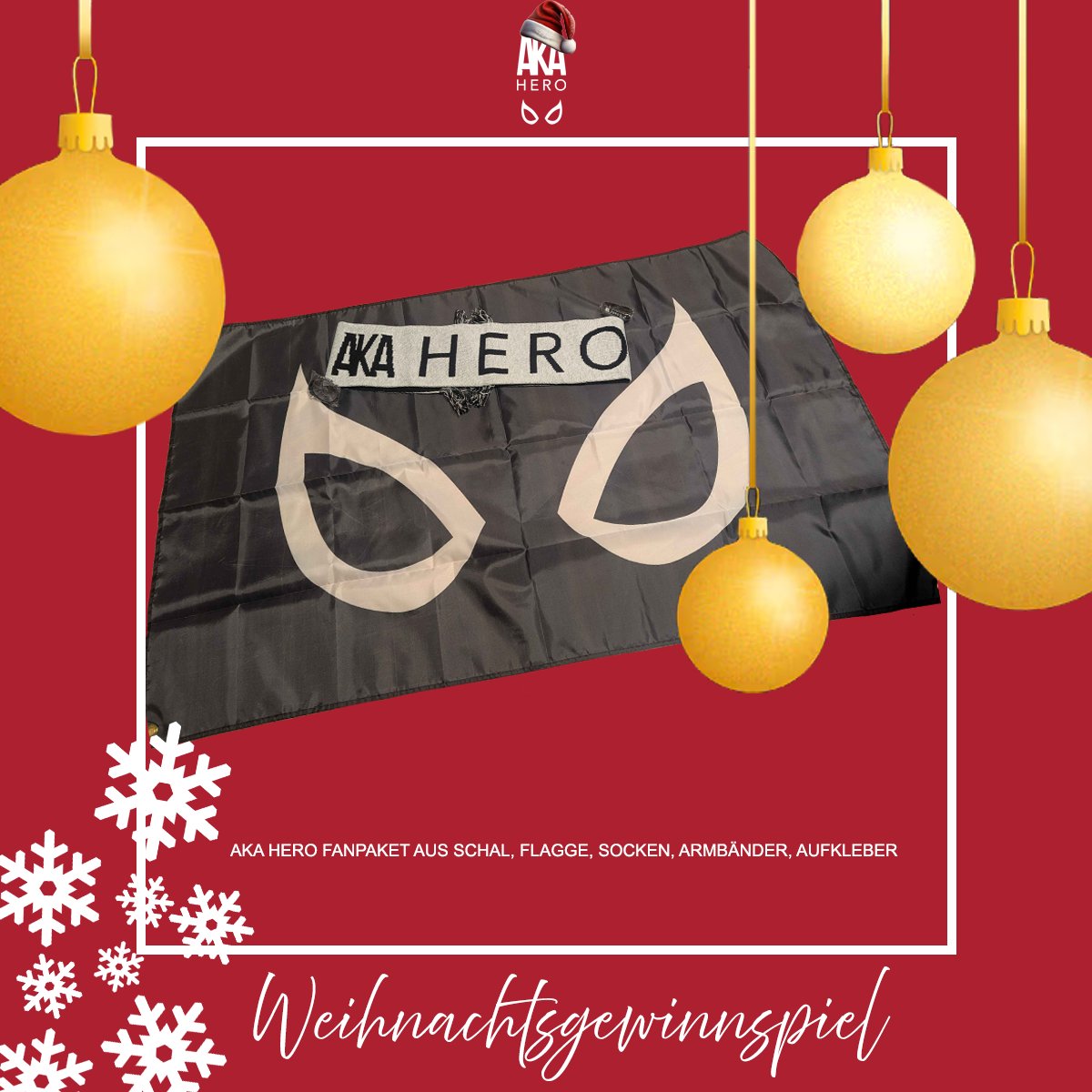 ⚫️Giveaway⚫️

2ter Advent, zweites Gewinnspiel! 🔥

Es gibt ein AKA HERO Paket zu gewinnen! 👀

➡️Retweet the Tweet  
➡️Markiert 2 Freunde 
➡️<a href="/AKAHEROESPORT/">AKA HERO</a>

 Ihr müsst in der DACH Region wohnen! ❗️

Auslosung 22.12.2024 😍

Viel Glück! 🍀 

#BEAHERO