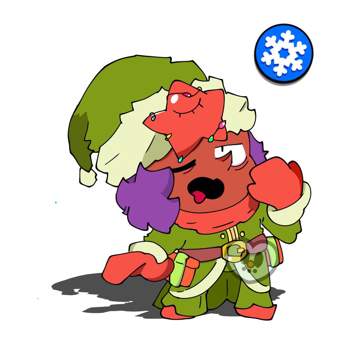 but11rfly's tweet photo. 🎄Elf Sandy
second skin for Christmas Week☃️
#brawlstars #brawlstarsskin #brawlstarsconcept #brawlstarsskinconcept https://t.co/jtX6R4csLg