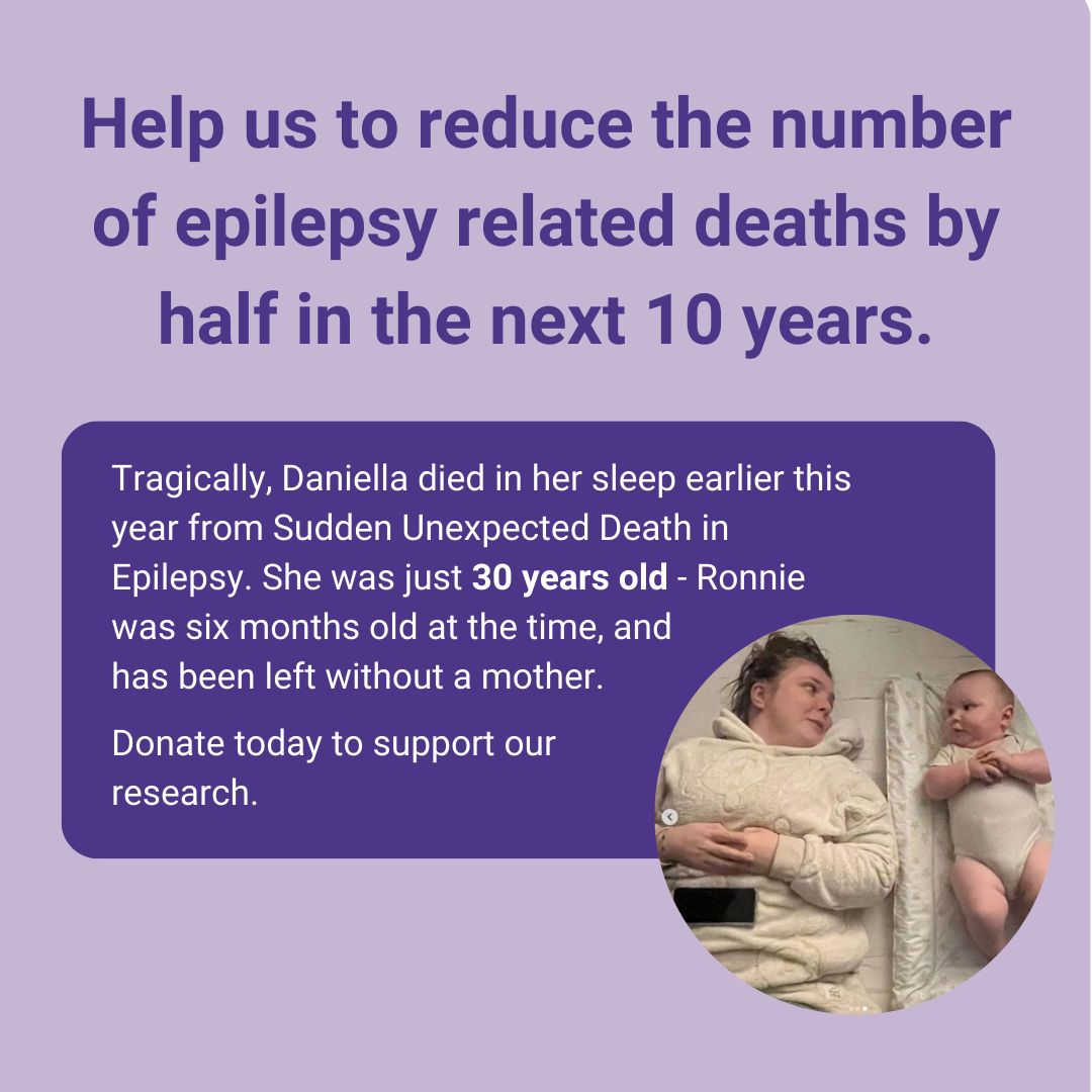 Support our research into SUDEP to save lives in the future. bit.ly/3OG4Xgm

The family in this story and many others like them want us to make people with and without epilepsy aware of the risks and what is being done to find out how to prevent it.

#GriefAwarenessWeek