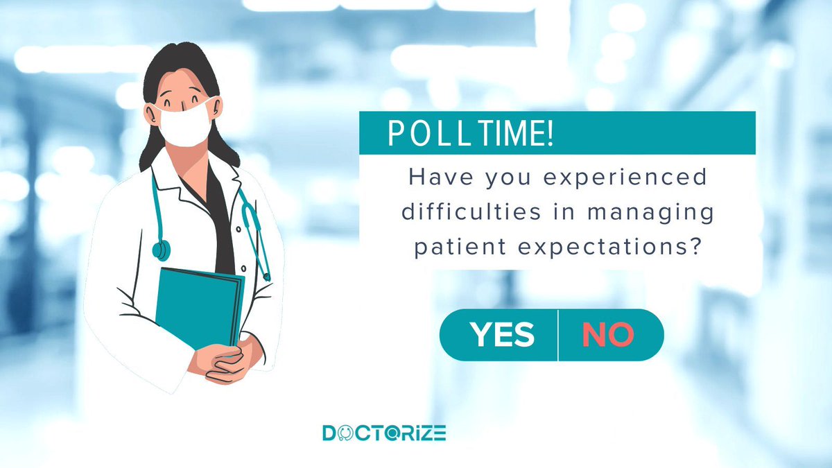 🤔 Managing patient expectations can be challenging! As healthcare professionals, we strive to provide the best care possible, but navigating patient perceptions and demands isn't always easy. Have you faced difficulties in this area?

#PatientCare #DoctorLife #Doctorize