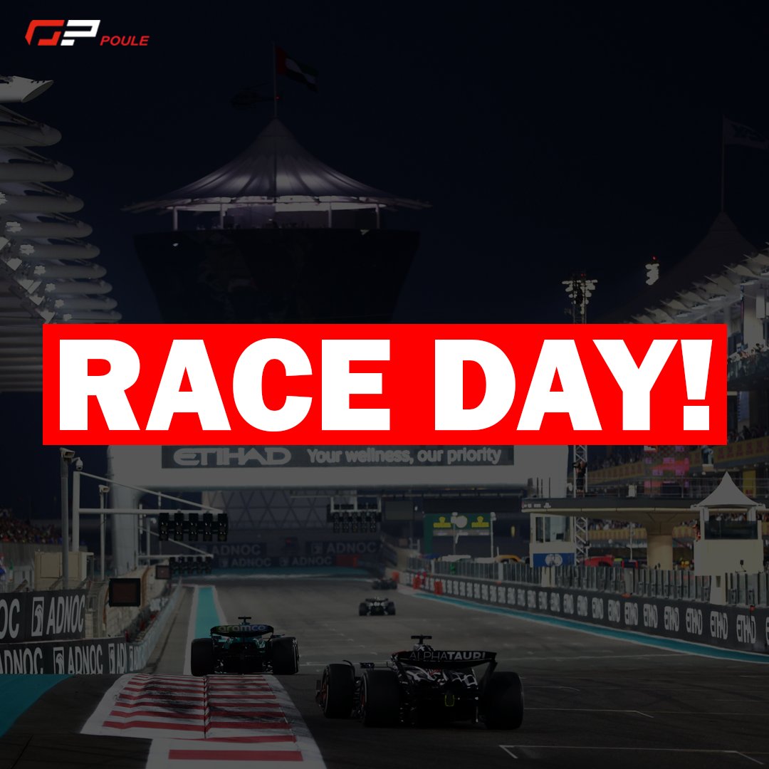GpPoule's tweet photo. Laatste stop: Abu Dhabi! 🇦🇪

Tijd voor de laatste race van het 2024 seizoen! Word jij kampioen in jouw poule? 🏆 Sluit het seizoen af met dé perfecte voorspelling en vul nu jouw top 10 in. 

#GPPoule #F1 #GPAbuDhabi https://t.co/dz2Od0XsM6