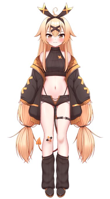 オリキャラの立ち絵 デケタ!
LIVE2Dにも挑戦しようかな 