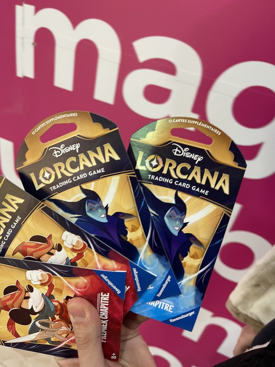 WestBoySW's tweet photo. P’tit post Lorcana avec le restock on se finit les artsets @Pokecop_ https://t.co/aXzrHTSBg7