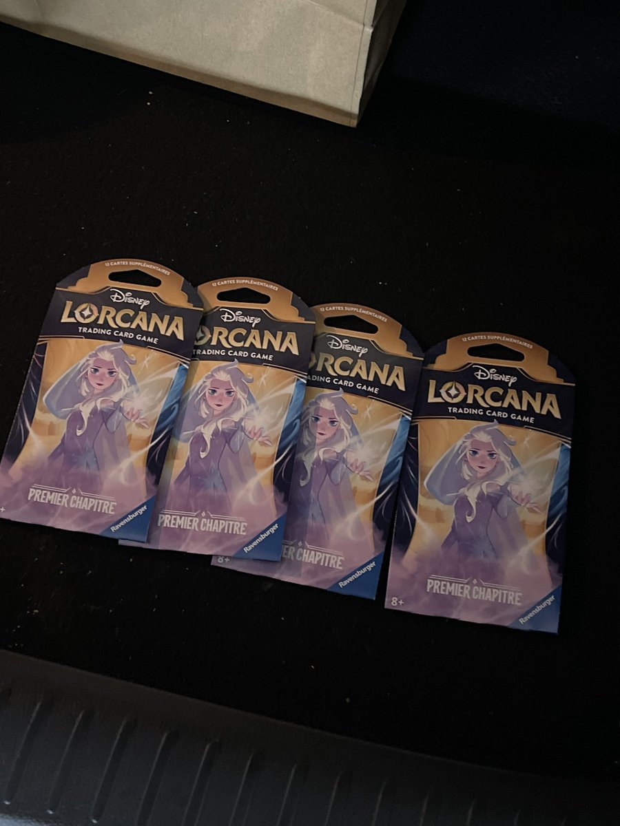 WestBoySW's tweet photo. P’tit post Lorcana avec le restock on se finit les artsets @Pokecop_ https://t.co/aXzrHTSBg7