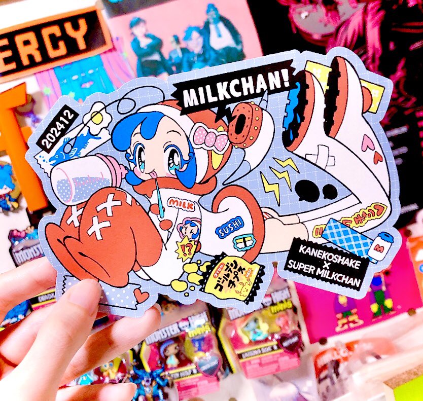 ミルクチャンのポストカード出来ました！ 12/20(金)から原宿で開催の