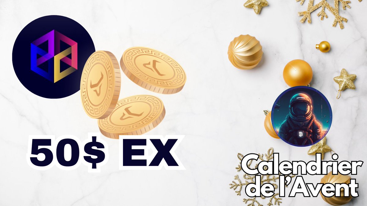 Astro_Crypto_'s tweet photo. CALENDRIER DE L’AVENT [08/24] 🎅

BlockflowDAO, la première communauté dédiée à l’écosystème @alephium, vous offre 50$ en tokens $EX 🎁

👉 Pour jouer :

🔹 Follow @Blockflow_DAO &amp; @LeCryptonome

🔹 Like + RT

📅 Résultat dans 4 jours

À vous de jouer 🎄 https://t.co/L9DwQpB2oA