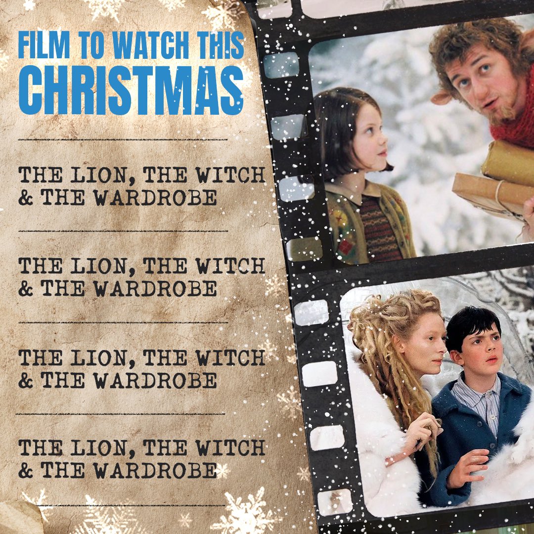 The Lion, The Witch and The Wardrobe (@lionwitchstage) on Twitter photo 19 years ago #LionWitchWardrobe was released in cinemas! 🎥
The perfect cosy film to watch this Christmas and on stage in this spectacular production <a href="/LeedsPlayhouse/">Leeds Playhouse</a> ✨ 19 years ago #LionWitchWardrobe was released in cinemas! 🎥
The perfect cosy film to watch this Christmas and on stage in this spectacular production <a href="/LeedsPlayhouse/">Leeds Playhouse</a> ✨