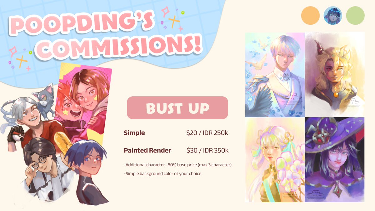 ing 🍮 Commissions 📌 tweet media