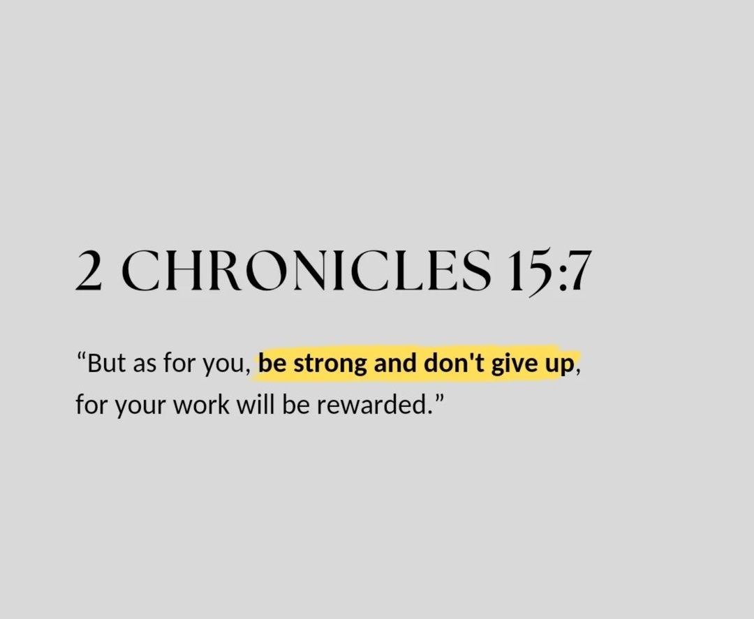 2 Chronicles 15:7