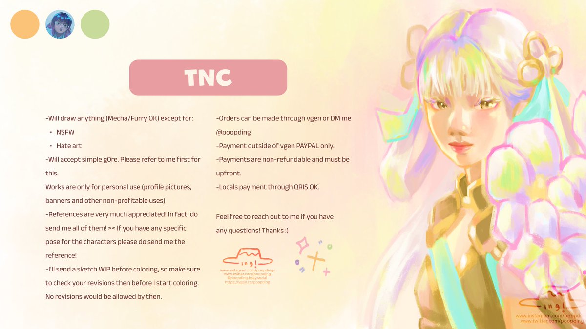 ing 🍮 Commissions 📌 tweet media