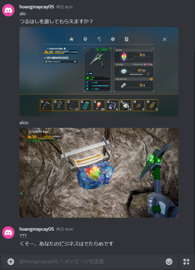 面倒で傲慢で強欲なVN人は嫌いだ(´・ω・｀)