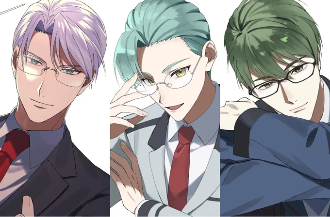 攻略して初めて描いたヒムロッチ、氷上、玉緒 揃った!1←2←3の順 