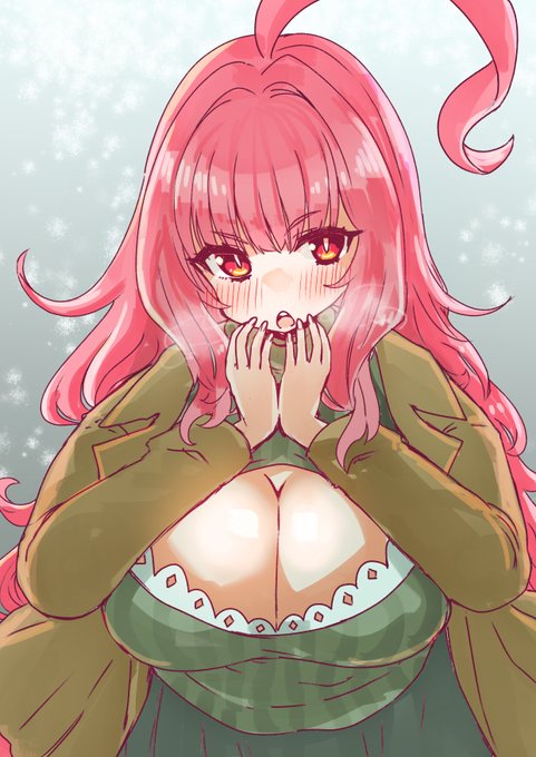 ラクガキ冬博士。寒いなら胸しまえ。 