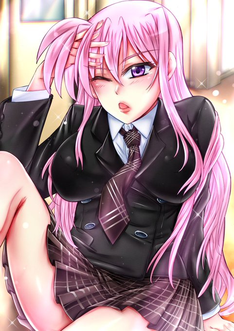 ワンドロのお題だったので、キリエちゃんを描きました。でも、ワンドロじゃ描けないので、もう開き直って学園モノネタにしちゃいました。 