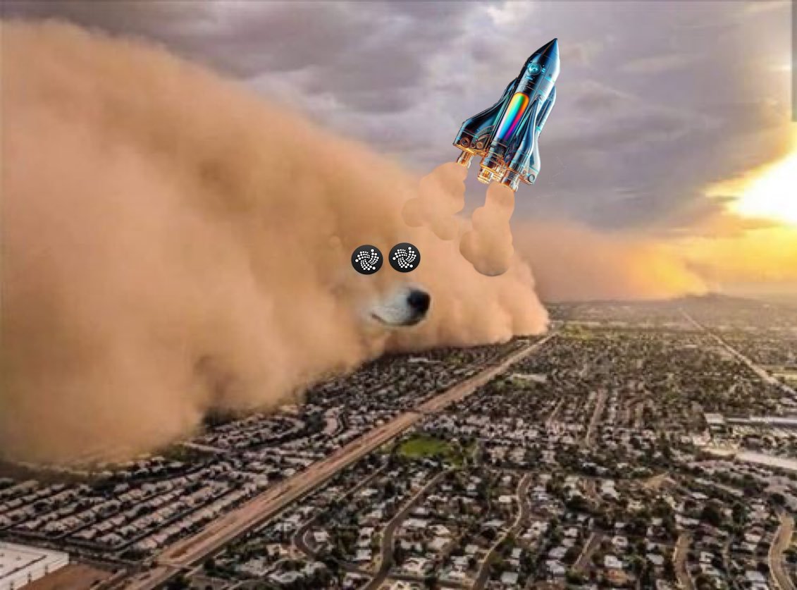 <a href="/elonmusk/">Elon Musk</a> The IOTA rocket takes off, leaving other coins in its trail like cosmic dust. 🚀✨ #IOTA #soonmoon