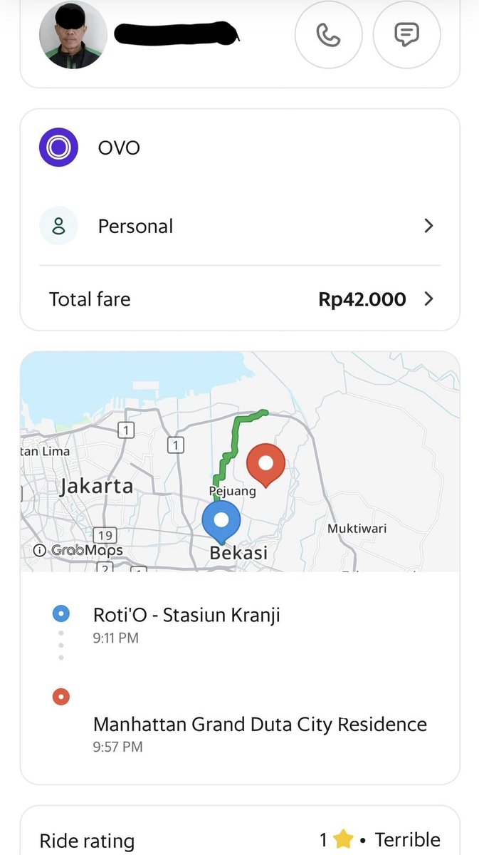 BisKota_'s tweet photo. Baca cerita di Threads tentang penumpang ojek onlen greb yg dibawa nyasar jauh dari tujuan

Tujuan grand duta city, PUP dibawa sampe desa segara jaya, pasar bojong tarumajaya belok kanan arah PLTU babelan

Link : https://t.co/xizRMSOK99 https://t.co/ItMtfzzrmi