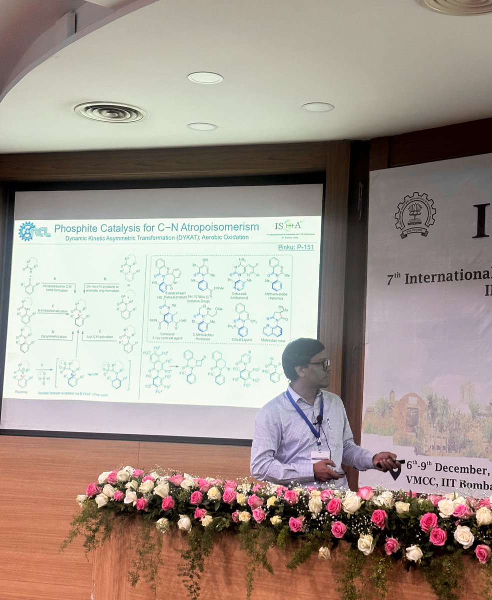 ischa2024's tweet photo. Today’s lecture shed light on “Nucleophilic C-H Functionalization of Pyridines via its Stable N-alkylated Salts” by Prof. @pmaity2 from @csir_ncl
#ISCHA 2024 https://t.co/7PDqHAPhjD