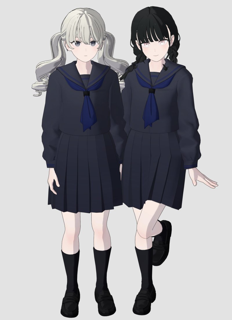 unya28.booth.pm/items/5214785
- ver.1.04 #uNya2屋
・Sailor uniform 用マテリアルの追加
・Grus 本体に付属するカラーバリエーションテクスチャに合わせた、7種類のボディマテリアルを追加
・セーフティーオン時に浮いてしまう問題があったため、顔のアウトライン用マテリアルの追加