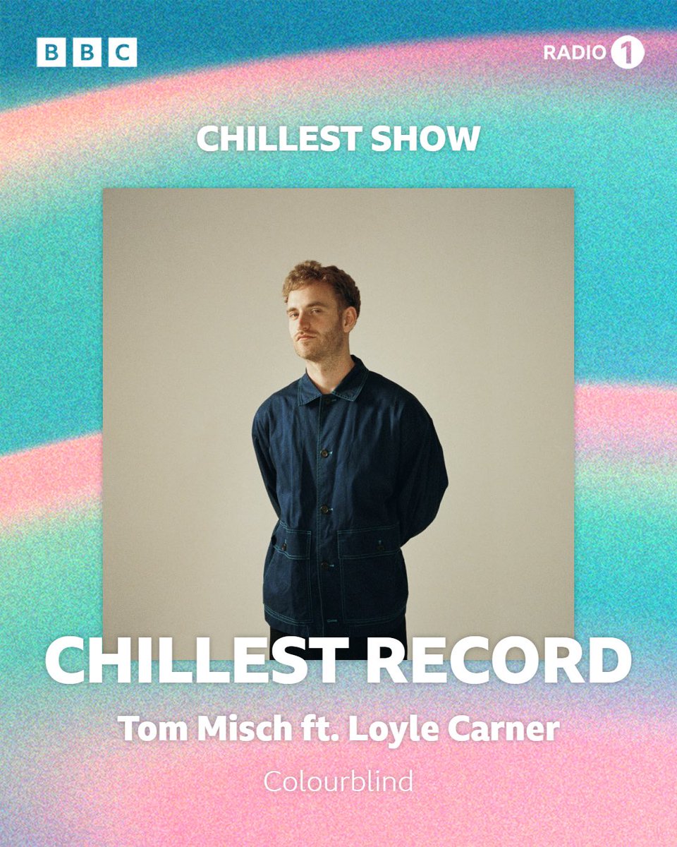 Tom Misch (@tommisch) on Twitter photo ❤️ to <a href="/sianelerievans/">Sian Eleri</a> for making “Colourblind” Chillest Record ! Tune in at 7.30pm today: bbc.co.uk/programmes/m00… ❤️ to <a href="/sianelerievans/">Sian Eleri</a> for making “Colourblind” Chillest Record ! Tune in at 7.30pm today: bbc.co.uk/programmes/m00…
