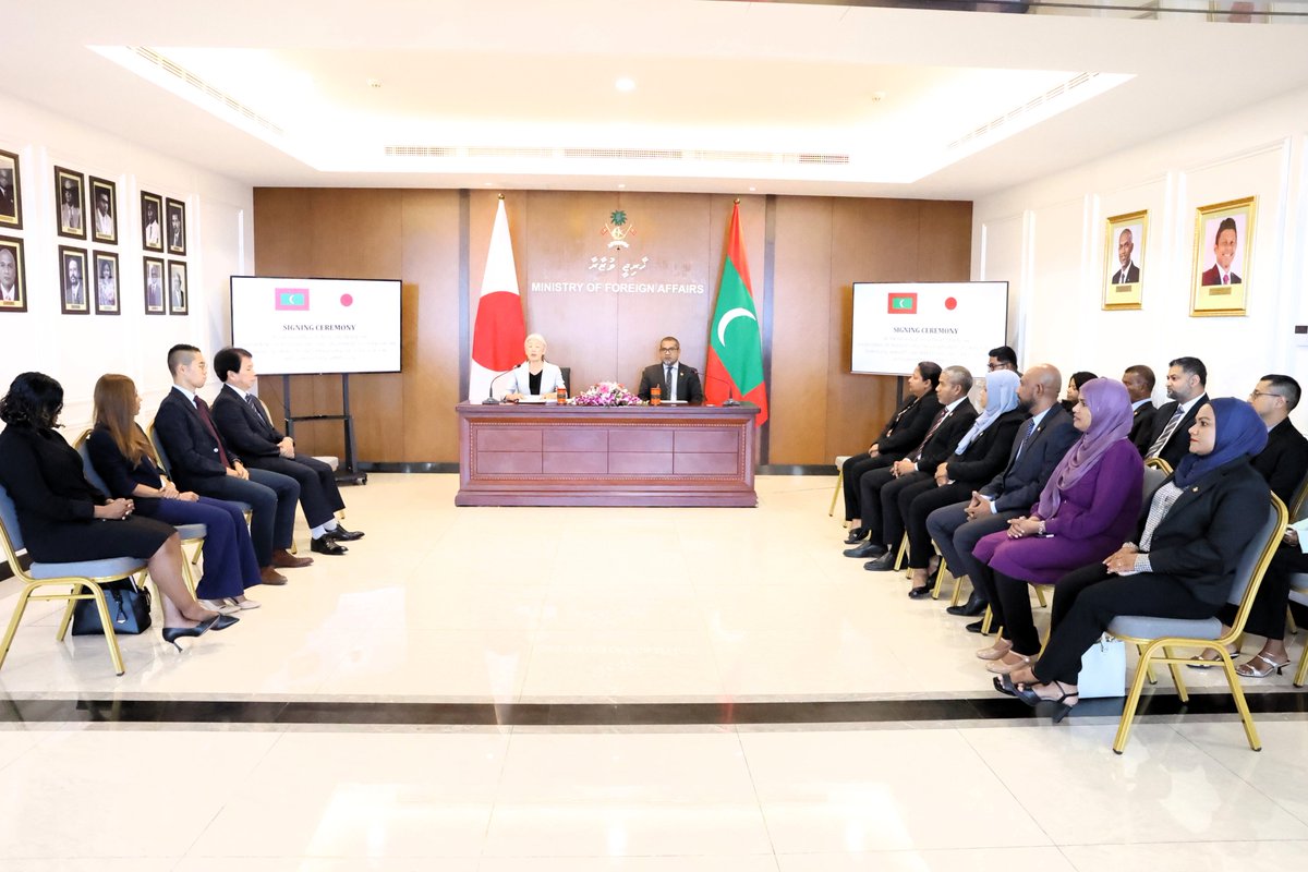 Maldives and Japan Sign Exchange of Notes for Enhancing Mobility and Operational Efficiency of the Anti-Corruption Commission

📃 Press Release | t.ly/1xONh