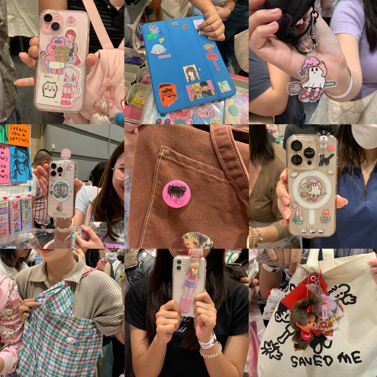 saypeachyou's tweet photo. ทุกคน เรา ( ꃼᯅꃼ )🫶🏼 มีความสุขมากค่ะ
ขอบคุณทุกๆคนที่มาร่วมสนุกเอาสินค้ามาโชว์ที่บูธ #YOLOARTFEST2024 เมื่อวานนี้ น่ารักม้ากกกทุกชิ้น! 🩷 https://t.co/wijiFPsjOE