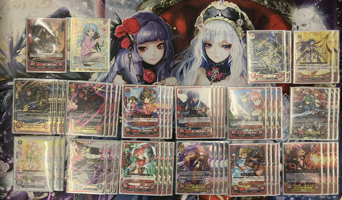 squaregogo's tweet photo. 本日のファイアーエムブレムサイファの対戦会の優勝はここのお店の人のセーバーデッキでした！
ゼルギウス以外もあるんだからねっ笑
しょっちゅう中身弄ってますが今日はこんな感じで。使用者の感覚に合う形で構築してます。1cピアニーはお客様からの案です。非常に良き。

来週もお待ちしてます〜✨ https://t.co/fDKmt1B7Fg