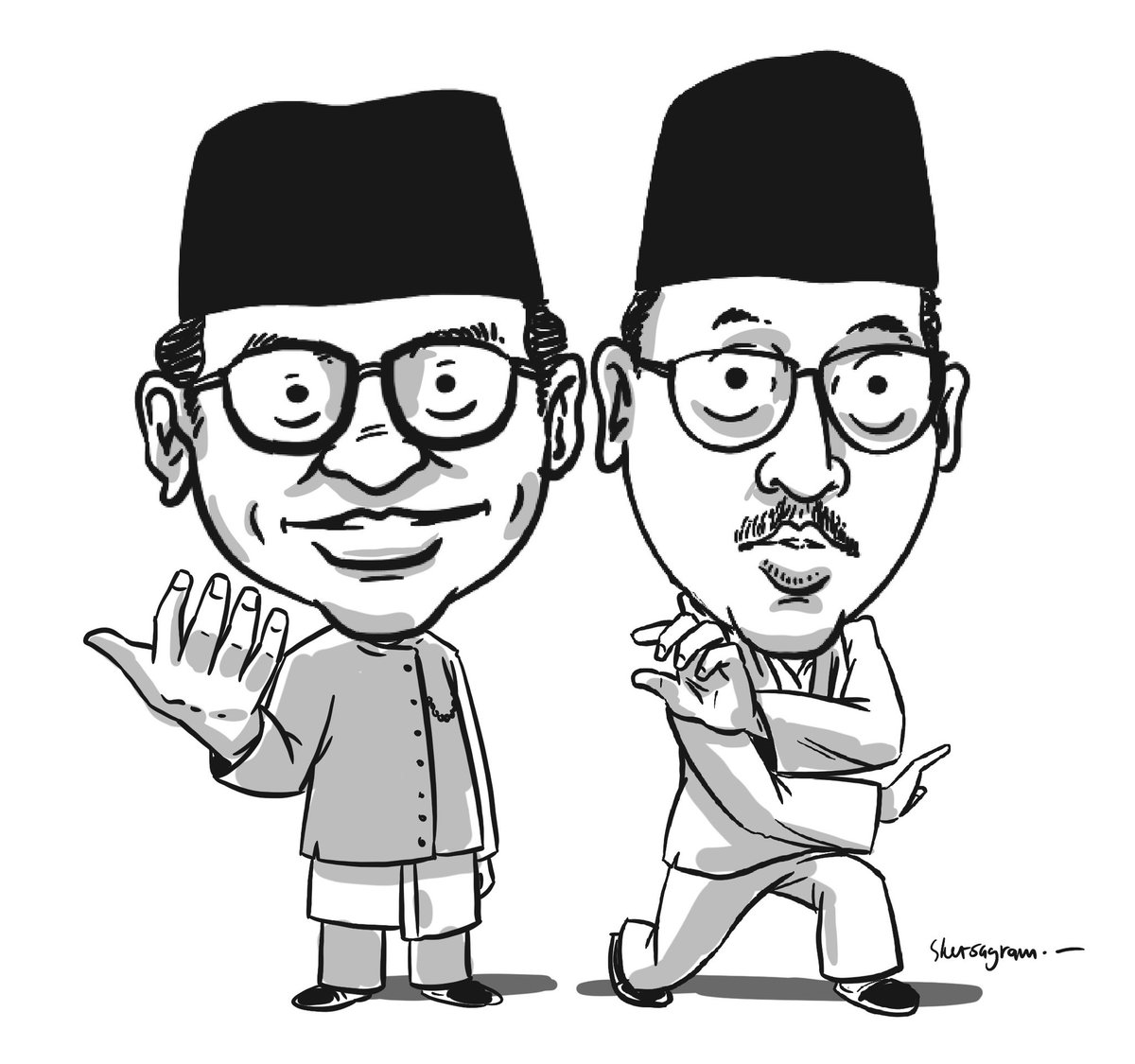 sketsagram's tweet photo. Gubernur baru Jakarta..

#sketsatorial #pilkadadkj https://t.co/bMFERsznFw